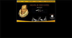 Desktop Screenshot of miguelde.cervantes.com