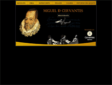 Tablet Screenshot of miguelde.cervantes.com